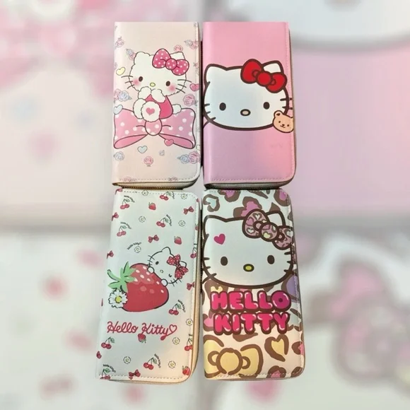 Kitty Long Zipper Wallet -Pick One - Picture 1 of 8